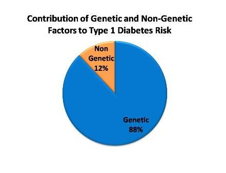 Diabetes genetic-nongenetic factors